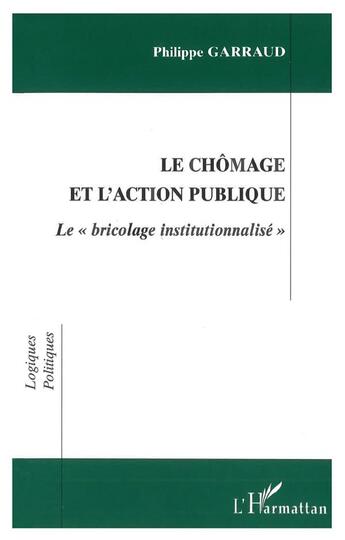 Couverture du livre « Chomage et l'action publique - le 