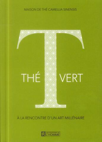 Couverture du livre « Thé vert » de  aux éditions Editions De L'homme