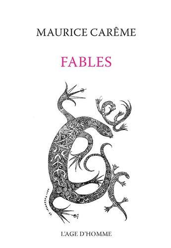 Couverture du livre « Fables » de Maurice Carême aux éditions L'age D'homme