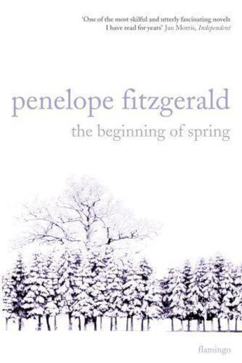 Couverture du livre « The beginning of spring » de Penelope Fitzgerald aux éditions Harper Collins Uk
