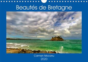 Couverture du livre « Beautes de bretagne calendrier mural 2020 din a4 horizontal - region de caractere et de char » de Carmen Mocanu aux éditions Calvendo