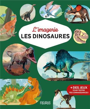 Couverture du livre « Les dinosaures » de Eleonore Della Malva et Romain Amiot aux éditions Fleurus