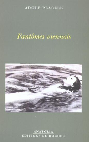 Couverture du livre « Fantomes viennois » de Adolf Placzek aux éditions Rocher