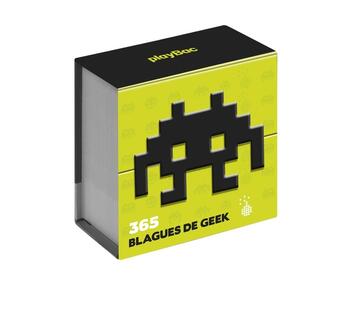 Couverture du livre « Mini calendrier ; 365 blagues de geek » de  aux éditions Play Bac