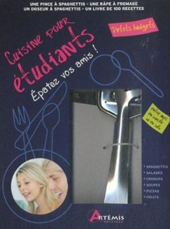 Couverture du livre « Cuisine pour étudiants » de  aux éditions Artemis