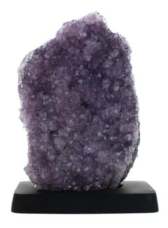 Couverture du livre « Druse d'amethyste sur socle bois - 2 a 2,5 kg » de  aux éditions Dg-exodif