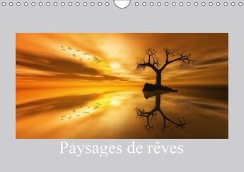 Couverture du livre « Paysages de reves calendrier mural 2018 din a4 horizontal - quelques paysages imaginaires » de Gaymard A aux éditions Calvendo