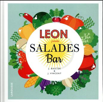 Couverture du livre « Salades bar » de Jane Baxter et J Vincent aux éditions Larousse