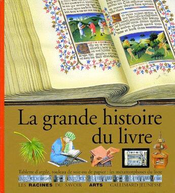 Couverture du livre « La grande histoire du livre » de  aux éditions Gallimard-jeunesse