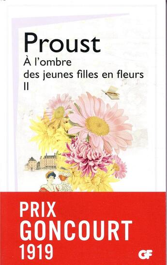 Couverture du livre « À la recherche du temps perdu Tome 2 : à l'ombre des jeunes filles en fleurs Tome 2 » de Marcel Proust aux éditions Flammarion