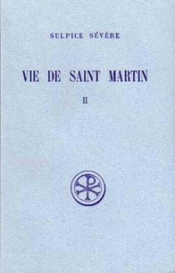 Couverture du livre « Vie de Saint Martin t.2 » de  aux éditions Cerf