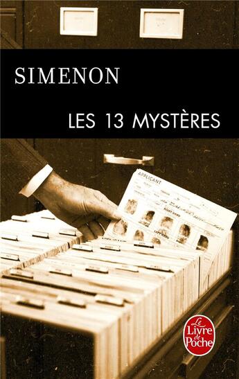 Couverture du livre « Les 13 Mystères » de Georges Simenon aux éditions Le Livre De Poche