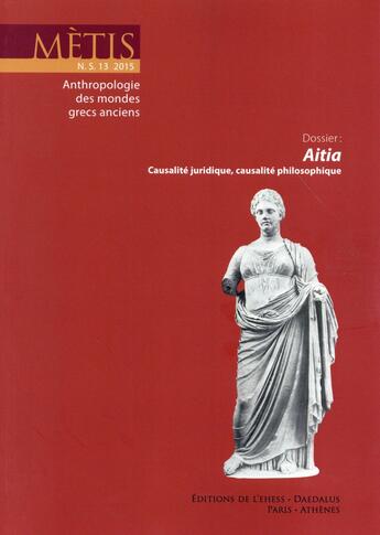 Couverture du livre « Aita causalité juridique » de  aux éditions Ehess