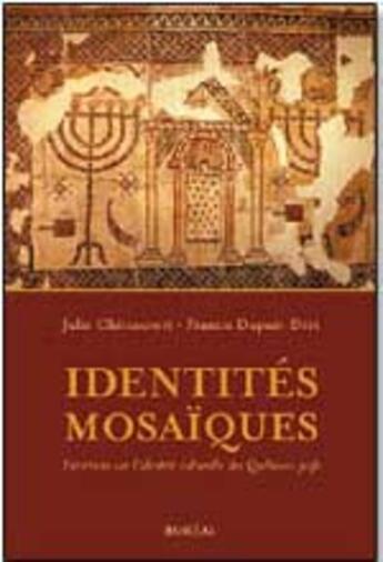 Couverture du livre « Identites mosaiques. entretiens sur l'identite cul » de Chateauvert aux éditions Boreal