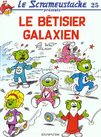 Couverture du livre « Le Scrameustache Tome 25 : le bétisier galaxien » de Gos et Walt aux éditions Dupuis