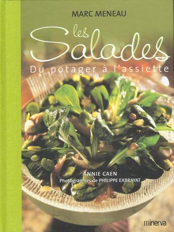 Couverture du livre « Salades (Les) » de Caen/Meneau aux éditions La Martiniere