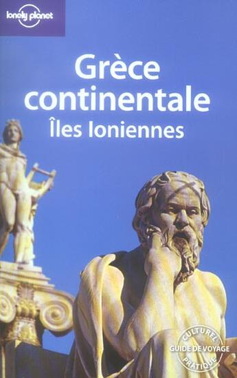 Couverture du livre « Grece continentale 1ed - iles loniennes » de  aux éditions Lonely Planet France