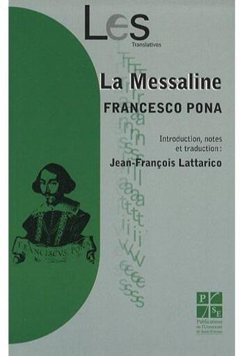 Couverture du livre « Messaline » de Lattarico Jf aux éditions Pu De Saint Etienne