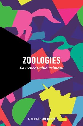 Couverture du livre « Zoologies » de Leduc-Primeau Lauren aux éditions La Peuplade