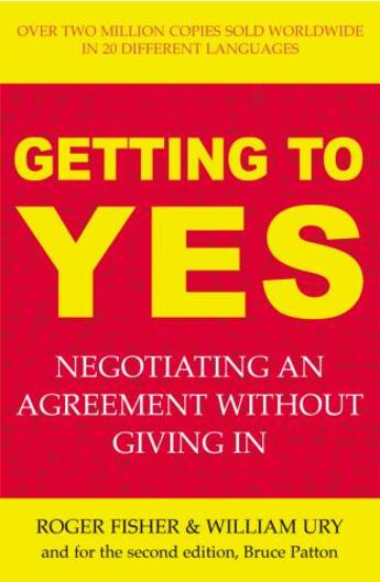 Couverture du livre « Getting to Yes » de William Ury aux éditions Random House Digital