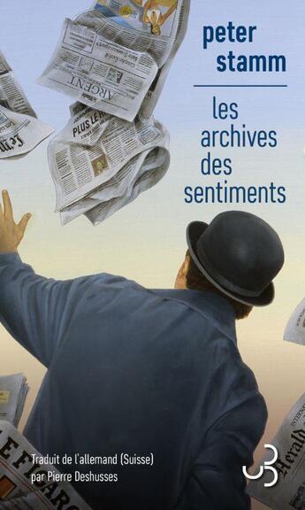 Couverture du livre « Les archives des sentiments » de Peter Stamm aux éditions Christian Bourgois