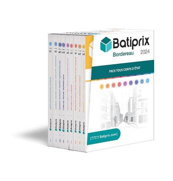 Couverture du livre « PACK TCE BATIPRIX 2024 : LA REFERENCE DU CHIFFRAGE DE VOS TRAVAUX » de Groupe Moniteur aux éditions Groupe Moniteur