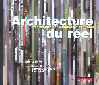Couverture du livre « Architecture du reel » de Eric Lapierre aux éditions Le Moniteur