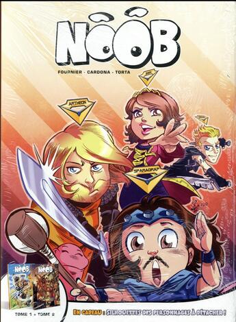 Couverture du livre « Noob ; coffret t.1 et t.2 » de Fabien Fournier et Philippe Cardona et Florence Torta aux éditions Soleil