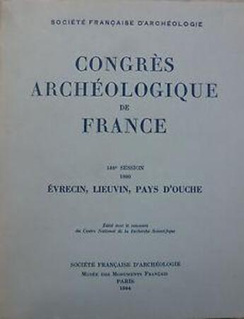 Couverture du livre « Congres archéologique 1980 ; 138e session » de  aux éditions Picard