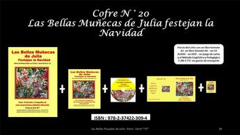 Couverture du livre « Las bellas munecas de Julia festejan la navidad » de Julia-Josepha-Patricia Sanchez aux éditions Croire Savoir Vouloir