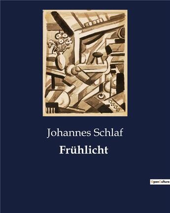 Couverture du livre « Fruhlicht » de Schlaf Johannes aux éditions Culturea