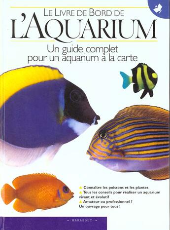 Couverture du livre « Livre De Bord De L'Aquarium » de Michel Tassigny aux éditions Marabout