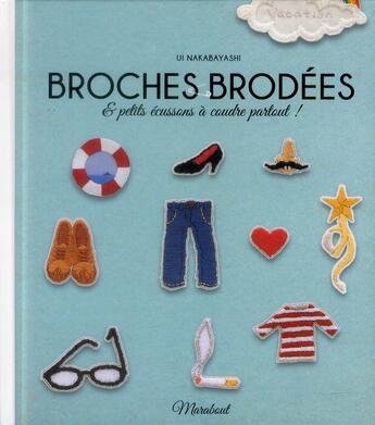 Couverture du livre « Broches brodées » de  aux éditions Marabout