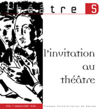 Couverture du livre « Invitation au theatre » de  aux éditions Pu De Rennes