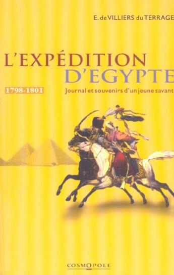 Couverture du livre « L' expedition d'egypte » de De Villiers Du Terra aux éditions Cosmopole