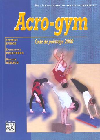 Couverture du livre « Acro-gym ; code de pointage 2000 » de  aux éditions Eps