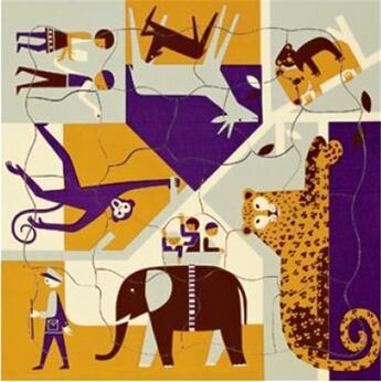 Couverture du livre « Fredun Shapur Puzzle Zoo Multi View /Francais/Anglais » de Fredun Shapur aux éditions Piqpoq