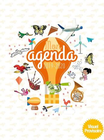 Couverture du livre « Agenda scolaire 2019-2020 - agenda scolaire 19 20 » de  aux éditions Bayard Jeunesse