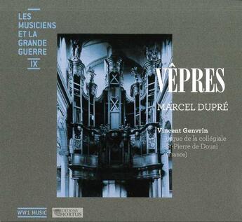 Couverture du livre « Vepres - cd - les musiciens et la grande guerre 9 » de  aux éditions Hortus