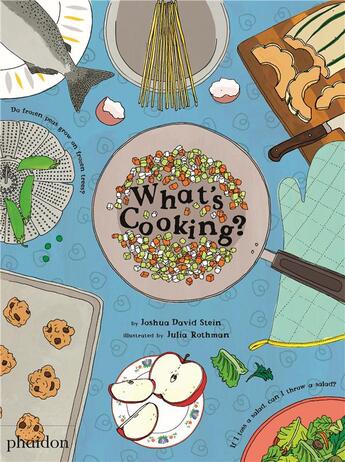 Couverture du livre « What's cooking? » de Joshua David Stein aux éditions Phaidon Jeunesse