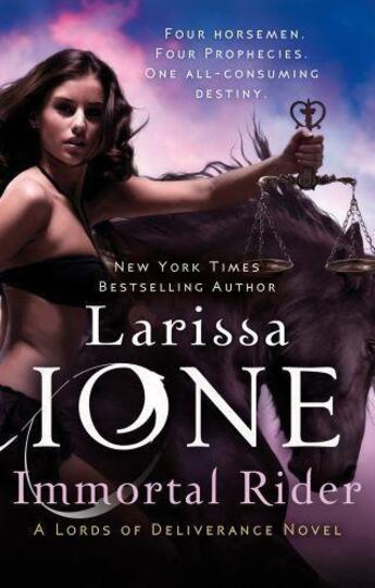 Couverture du livre « Immortal Rider » de Larissa Ione aux éditions Little Brown Book Group Digital