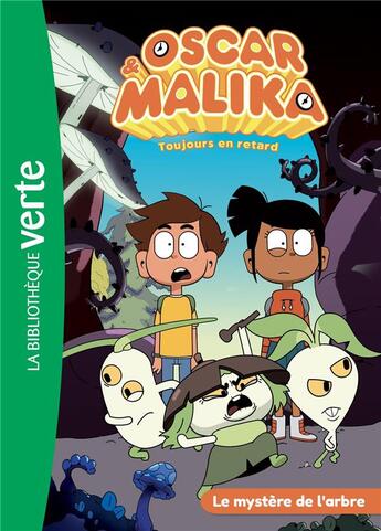 Couverture du livre « Oscar et Malika Tome 3 : le mystère de l'arbre » de Katherine Quenot aux éditions Hachette Jeunesse