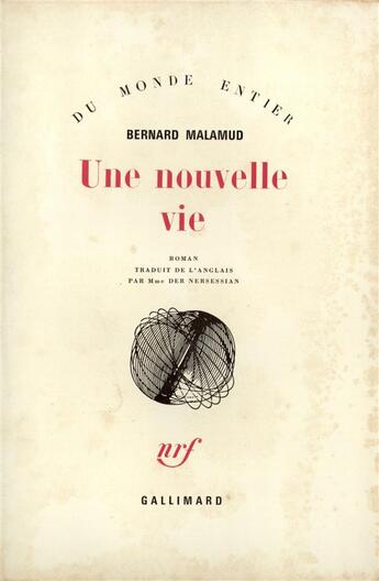 Couverture du livre « Une nouvelle vie » de Bernard Malamud aux éditions Gallimard