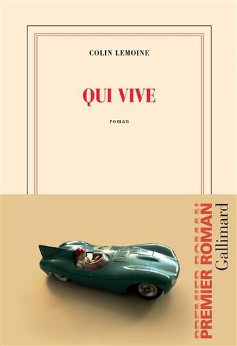 Couverture du livre « Qui vive » de Colin Lemoine aux éditions Gallimard