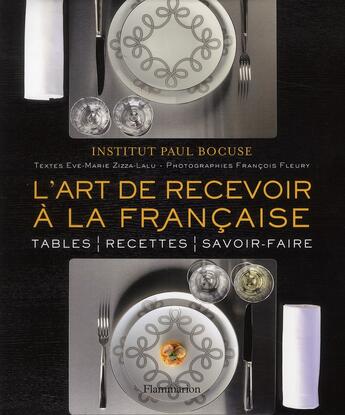 Couverture du livre « L'art de recevoir a la francaise » de Paul Bocuse aux éditions Flammarion