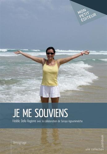 Couverture du livre « Je me souviens » de Fedelic Della Ragione aux éditions Publibook