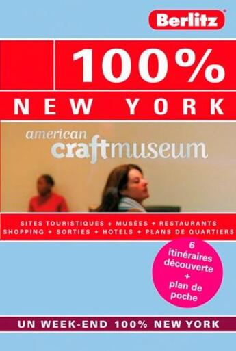 Couverture du livre « 100% ; New York » de Floor Bremer aux éditions Berlitz