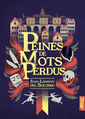 Couverture du livre « Peines de mots perdus » de Jean-Laurent Del Socorro aux éditions Argyll