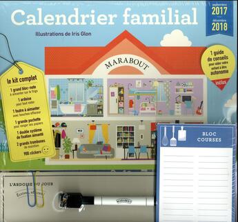 Couverture du livre « Calendrier familial Marabout (édition 2017/2018) » de  aux éditions Marabout