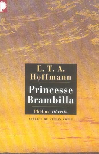 Couverture du livre « Princesse brambila » de E. T. A. Hoffmann aux éditions Libretto